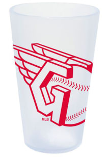 Cleveland Guardians White Silicone Pint Glass