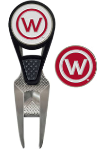 Red Wisconsin Badgers CVX Repair and Ball Marker Divot Tool