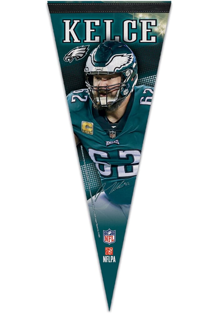 Philadelphia Eagles Jason Kelce Premium Player Pennant, Green, Size NA, Rally House