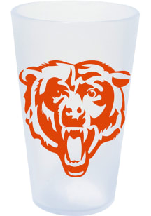 Chicago Bears White Silicone Pint Glass