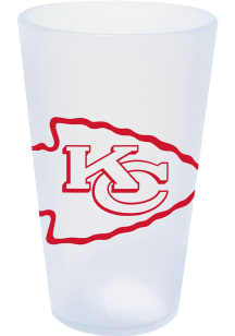 Kansas City Chiefs White Silicone Pint Glass