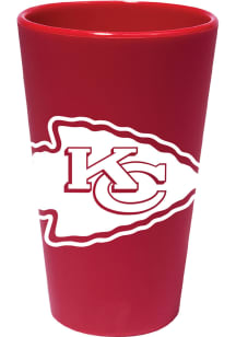 Kansas City Chiefs Red Silicone Pint Glass