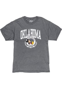 Oklahoma Sooners Grey DIS Impact Zone Mickey Short Sleeve Fashion T Shirt