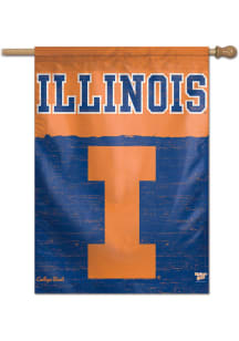 Orange Illinois Fighting Illini Vault Banner