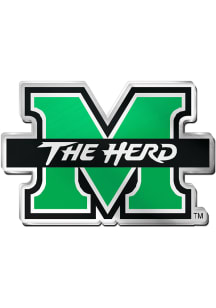 Marshall Thundering Herd Acrylic Car Emblem - Green