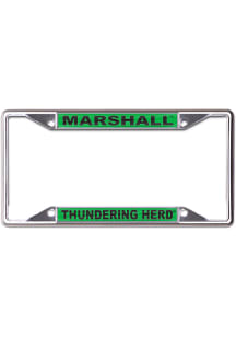 Marshall Thundering Herd Metallic Inlaid License Frame