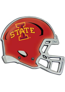 Iowa State Cyclones Helmet Car Emblem - Red