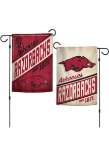 Arkansas Razorbacks 2 Sided Garden Flag