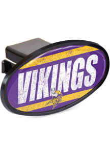 Minnesota Vikings Plastic Oval Car Accessory Hitch Cover