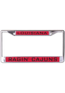 UL Lafayette Ragin' Cajuns Metallic License Frame