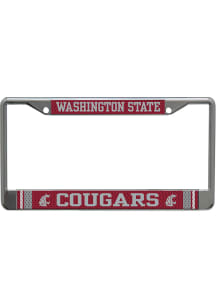 Washington State Cougars Metallic License Frame