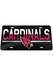 Arizona Cardinals Acrylic Car Accessory License Plate