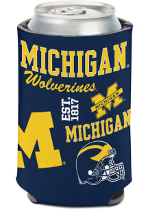 Navy Blue Michigan Wolverines Scatterprint Coolie