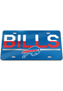 Buffalo Bills Acrylic Car Accessory License Plate