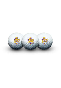 LSU Tigers 3 Pack Golf Balls