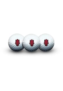 Arkansas Razorbacks 3 Pack Golf Balls