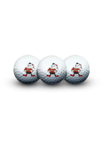 Cleveland Browns 3 Pack Golf Balls