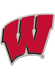 Red Wisconsin Badgers Souvenir Logo Pin