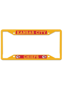 Kansas City Chiefs Color Chrome License Frame