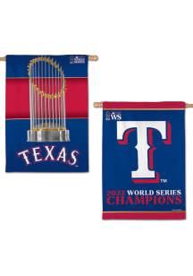 Texas Rangers 2023 WS Champs 2 Sided Banner