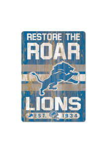 Detroit Lions 11x17 Slogan Wood Sign