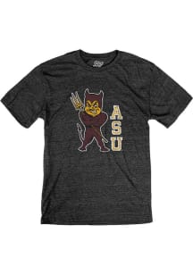 Arizona State Sun Devils Black Triblend Upperclass Short Sleeve Fashion T Shirt