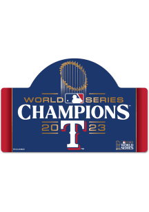 Texas Rangers 2023 WS Champs 11x17 Sign