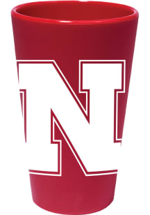 Neb Cornhuskers 16oz Red Silicone Pint