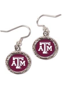 Texas A&amp;M Aggies Hammered Dangle Womens Earrings