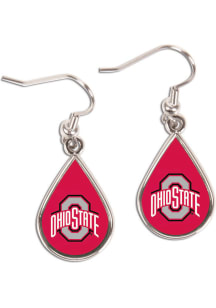 Ohio State Buckeyes Teardrop Womens Earrings