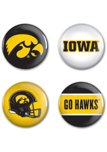 Iowa Hawkeyes 4 Pack Button
