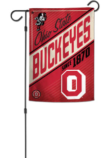Ohio State Buckeyes Vault 2 Sided Garden Flag