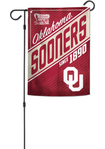 Oklahoma Sooners Vault 2 Sided Garden Flag