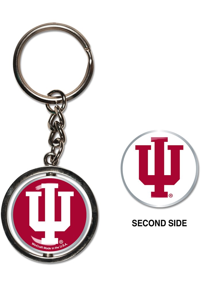 Indiana Hoosiers Red Spinner Keychain - 57116016