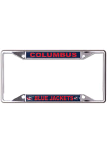 Columbus Blue Jackets Chrome License Frame