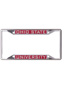 Ohio State Buckeyes Red  Inlaid License Frame