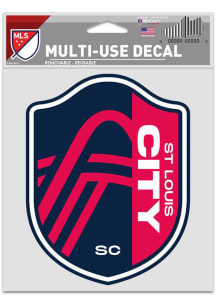 St Louis City SC Logo Auto Decal - Red