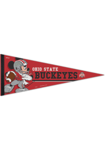 Ohio State Buckeyes 12x30 Mickey Mouse Pennant