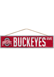 Ohio State Buckeyes 4x17 Ave Sign
