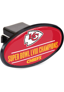 Kansas City Chiefs Super Bowl LVIII Champs Oval Car Accessory Hitch Cover
