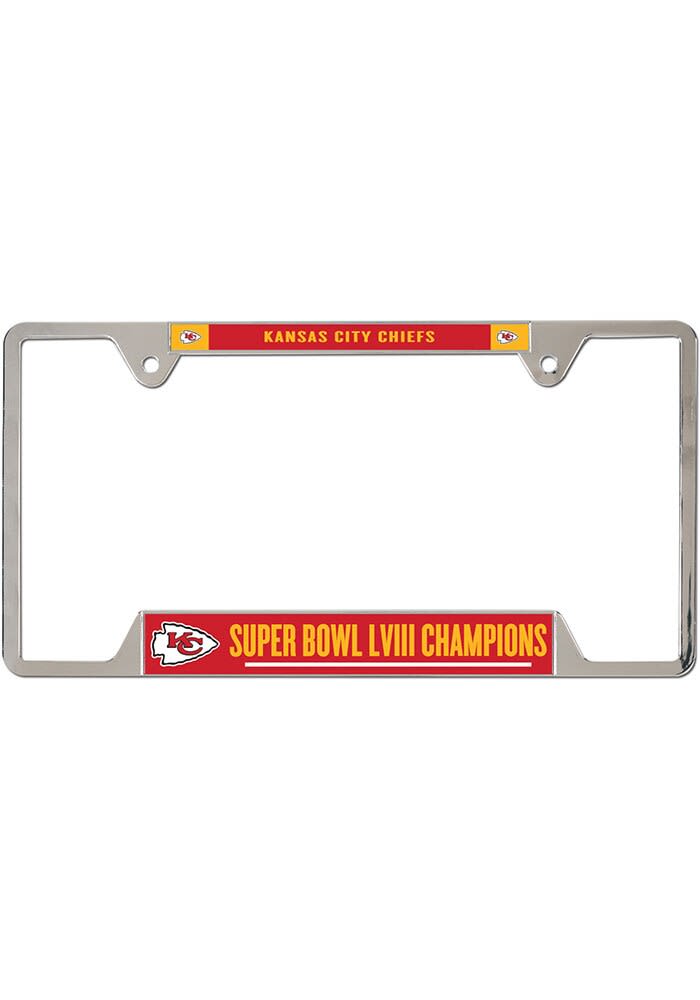 Kansas City Chiefs License Frame KC Chiefs Super Bowl LVIII Champs