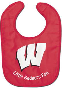 Wisconsin Badgers  All Pro Baby Bib - Red