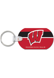 Wisconsin Badgers Aluminum Keychain