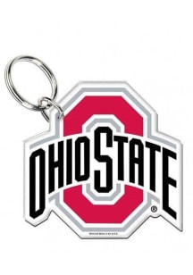 Red Ohio State Buckeyes Premium Acrylic Keychain