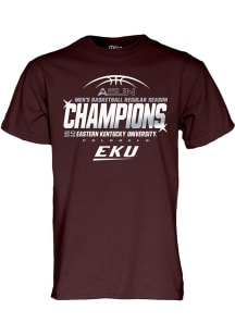 Eastern Kentucky Colonels Maroon 2024 ASUN Champions Short Sleeve T Shirt