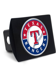 Texas Rangers Black Car Accessory Hitch Cover