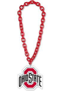 Red Ohio State Buckeyes Big Chain Spirit Necklace