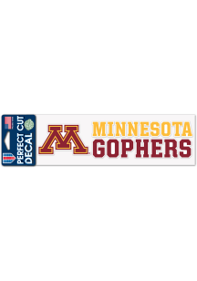 Minnesota Golden Gophers Maroon  3x10 Perfect Decal
