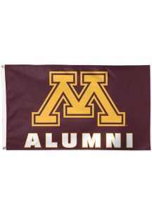 Minnesota Golden Gophers Alumni Maroon Silk Screen Grommet Flag
