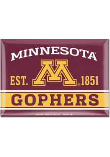 Maroon  Minnesota Golden Gophers 2x3 Magnet